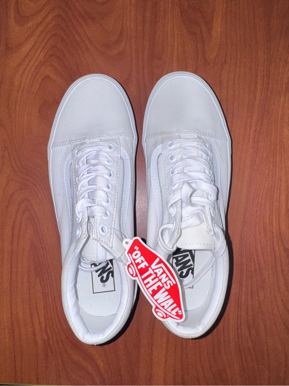 Vans Women's White Low-Top Canvas Sneakers